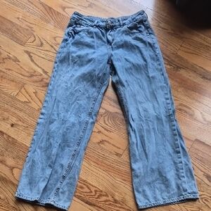 Aeropostale Light Blue Wide Leg Jeans